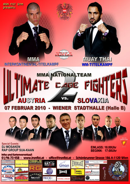 Ultimate Cage Fighters 2 – Austria vs. Slovakia