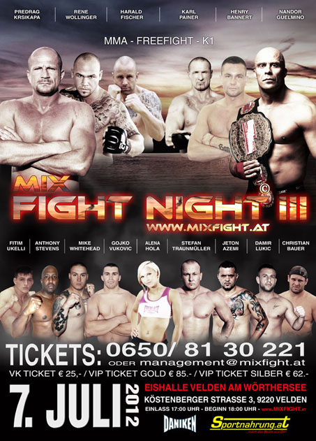 Ergebnisse Mix Fight Night III