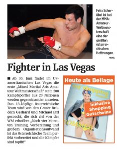 Fighter in Las Vegas