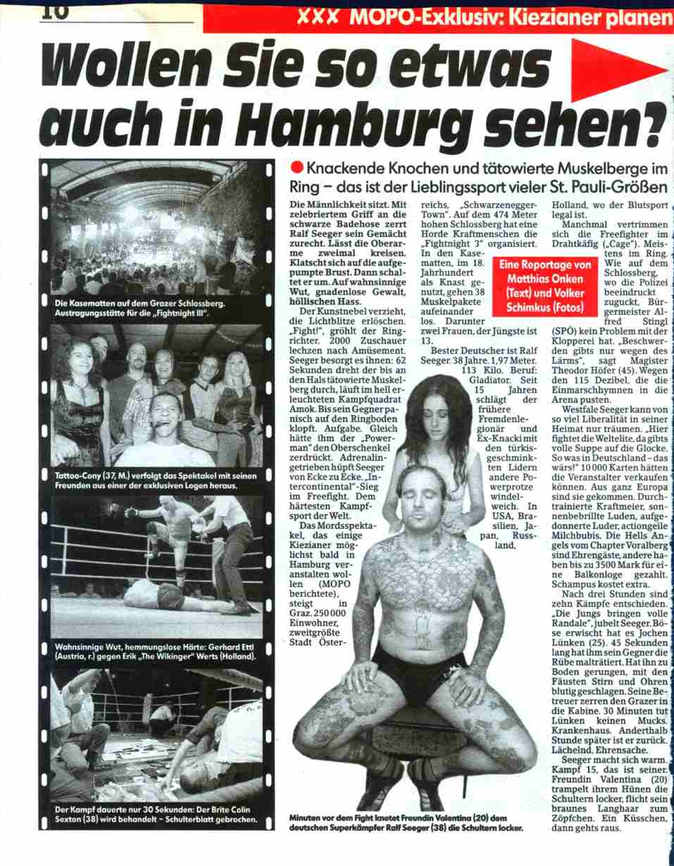 Hamburger MOPO 19 Juli 2001